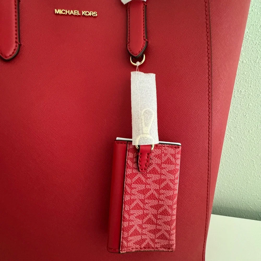 Michael Kors Vincent Large Tote Bag with Card Case